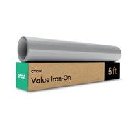 Cricut Value Iron On, Gray (12in x 5ft roll) - HTV Heat Transfer Vinyl