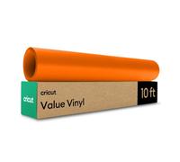Cricut Vinilo Adhesivo Permanente - Rollo de Vinilo para Cricut - 30.5 cm x 3 m - Naranja - Vinilo Permanente para Manualidades, Decoración, Ventanas y Paredes
