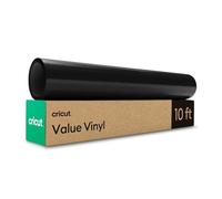 Cricut Vinyl Permanent | Black | 3m (10ft) | Self Adhesive Vinyl Roll | For use with all Cricut cutting machines