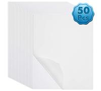 cridoz - 50 hojas de papel vitela transparente de 8.5 x 11 pulgadas, papel transparente translúcido para imprimir bocetos, trazar, dibujar, animar, invitaciones de boda