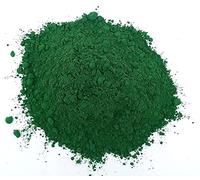 CRIGEMA - Pigmento en polvo - Blanco de titanio - 50 g - 100 % puro - Óleo, témpera, encerado, fresco (tierra verde oscuro)