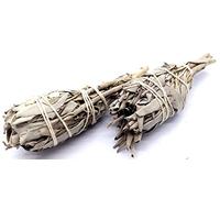 CRIGEMA - Salvia Bianca Sciamánica - X2 Mazzetti di 10 cm/17-25g l'uno - Smudge per Purificazione - Primera qualità dalla California (2)