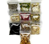 CRIGEMA - Set de 100 g de incienso en granos puros, mezcla de resinas naturales 10 x 10 g