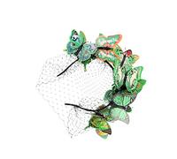 CRILSTYLEO 1 Diadema Con Velo De Kawaii Para Mujer Tocado Para Fiesta De Boda