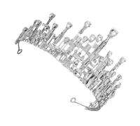 CRILSTYLEO 1 Pc En Forma De Iceberg Tiara De Novia De Princesa Para Niñas De Decoración De Diamantes De Imitación Diadema De Novia De Ángel Diamantes De Imitación z