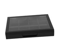 CRILSTYLEO 1 Pieza 12 paleta de sombras de ojos vacia rubor contenedor vacio sombra de ojos envases de maquillaje contenedor de sombra de ojos vacio paleta de sombra de ojos vacía Black