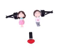CRILSTYLEO 1juego Difusor De Para Automóvil Clip De Ventilación Forma De Pareja Decoración De Interior y Aromaterapia Ambientador De Carácter Divertido y Encantador Para Coche