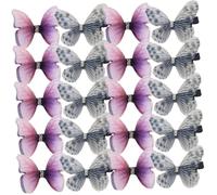 CRILSTYLEO 20piezas Pinzas Pelo Mariposas Accesorios Elegantes Para Mujeres Horquillas Para Cabello Fino