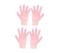CRILSTYLEO 2pares Guantes Hidratantes Exfoliantes Para Cuidado De Manos De Guantes De Belleza Para Piel Seca Color Rosa