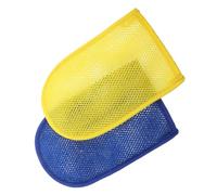 CRILSTYLEO 2piezas Guantes Exfoliantes Para Ducha De Guantes De Baño Para Exfoliación y Limpieza De Piel Para Hombres y Mujeres Confortables y Eficaces Para Crear Burbujas Ricas Jabón