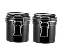 CRILSTYLEO 2piezas Recipiente Hermético Para Adhesivo De Pestañas Almacenamiento De Carbono Activado Diseño Compacto y Liviano Para Uso Salones y Hogar Capacidad Para Adhesivos