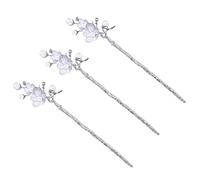 CRILSTYLEO 3 Horquillas Vintage Con Diseño Floral Retro Para Mujer Elegantes Decoraciones Para Novias Estilos Diarios Nobles