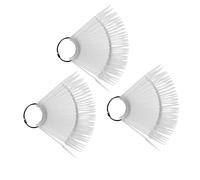 CRILSTYLEO 3juegos Paleta Para Uñas De Práctica De Palitos De Exhibición De Uñas Transparentes Herramienta De Manicura Para De y Práctica De Diseño