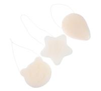 CRILSTYLEO 3piezas Esponjas Faciales y Corporales Exfoliantes De Estrellas y Naturales Para Limpieza y Exfoliación De Para Adultos y Niño Niña