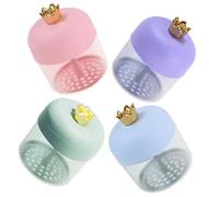 CRILSTYLEO 4piezas Dispositivo De Espuma Facial Para Crear Burbuja Taza Para Limpiar La Cara Herramienta De Espuma De Limpieza Para Mujeres y Niñas