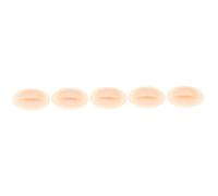 CRILSTYLEO 5 Piezas Molde de labios cara a practicar maquillaje labios práctica piel de labios piel falsa maniquí práctica de tatuajes en la piel modelo de labios gel de sílice