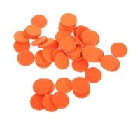 CRILSTYLEO 50 Uds Almohadillas De Algodón Para Perfume De Coche Accesorios De Coche De La Tapa Medallón De Aceite Esencial Almohadilla De Repuesto Collar De Aromaterapia Recarga