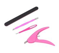 CRILSTYLEO 500piezas Uñas Postizas Transparentes Kit De Manicura Completo Herramientas Unidades Hogar