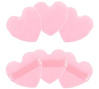 CRILSTYLEO 6piezas Borlas De Maquillaje Forma De Para Mujeres Pequeñas Para Polvos Faciales y Cómodas