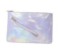 CRILSTYLEO Bolso Dazzle Bag con Efecto Holográfico Elegante Bolso Tipo sobre de PU para Mujer Compañero de Compras