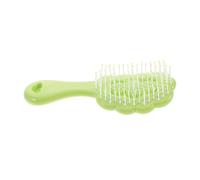 CRILSTYLEO Cepillo Desenredante Infantil De Cartoon Peine Suave Para Cabello Rizado y Grueso Herramienta De Masaje Para Cabelludo Seco y Húmedo Color Verde