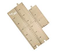 CRILSTYLEO De Medición De Adhesiva De Madera Para Niño Niña Gráfico De Crecimiento Reloj De De Madera Para Pared Instalación y De Espacio