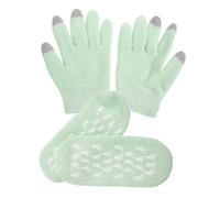 CRILSTYLEO Guantes De Gel Hidratante Para Manos Agrietadas Spa Calcetines Hidratantes Para Pies Secos y Agrietados
