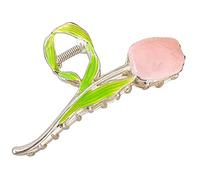 CRILSTYLEO Horquilla De Flor Tulipán Para Mujer y Niñas Clip De Pelo Antideslizante Para Oficina Fiesta y Uso Diario Diseño Práctico y Resistente