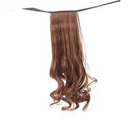CRILSTYLEO Peluca De De Caballo Rizada De 48 Cm De Fibra De Alta Temperatura Cinta Para Peluca De Mujer Para Fiesta Uso Diario Halloween Cosplay