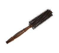 CRILSTYLEO Rollo Peine Con Rodillo De Cerdas Cepillo De Pelo Cepillo Para Secar Cepillo Redondo Para Secar Con Secador Cepillo Circular Peines Para El Cabello Cepillo De Rodillo Coffee Madera