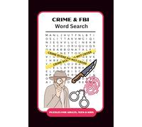 Crime and FBI Word Search Puzzle for Adults, Teens and Kids: Fun and Brain Games | Real Crime Investigation and FBI Toolkit Related Words