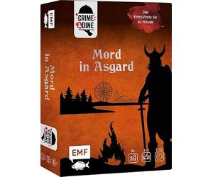 Crime & Dine - Juego de cena de asesinato en Asgard: fiesta de crimen en casa con invitaciones, cuadernos de rollos, mapa de ubicación, notas, tarjetas de mesa, recetas, ideas de disfraces y más: para