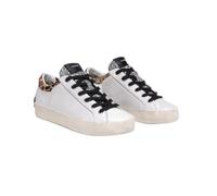 Crime London, Low Top Heritage - Zapatillas de moda de ante, White Silver Leo, 37 EU