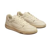 Crime London, Timeless Low Top, Zapatillas Sneaker Piel, Moda Fashion, White Soft Pink, 40 EU