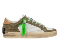 Crime London Zapatillas de hombre SK8 Deluxe Mocha Clay, Color blanco., 42 EU