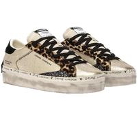 Crime London Zapatillas de mujer Distressed Platform Black Dusk, Platinum Leo, 39 EU