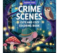 Crime Scenes: Cute and Cozy Coloring Book for Adults and Kids - Bold and Easy Designs Featuring Adorable Animal Detectives, Whimsical Mysteries, and Lighthearted Crime Scenes for Relaxation