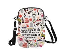 Crime Shows Lover Gift True Crime Fans Gift How My Smile Lit Up a Room - Bolsa de maquillaje, regalo misterioso, Asegúrate de que Cr Eu, Bolsa de cosméticos con impresión