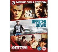 Crime Triple:Bad Karma/The Entitled/Officer Down [DVD] [Reino Unido]