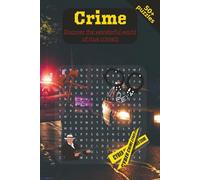 Crime Word Search Book: Word Searches with Easy to Read Print about True Crime, Forensics, Mystery and more | 6x9 inches, 110 pages, 50+ puzzles | Gift for Vacation, Relaxing Time and Holidays