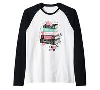 Crimen Ficción Romance Smut Fantasía Pila Camiseta Manga Raglan