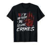 Crimen Verdadero Asesinato Espía Crimen Interés Escena del Crimen Camiseta gráfica económica