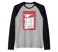 Crimen verdadero y escalofriante, divertido testigo ocular, asesinato, misterio, persianas Camiseta Manga Raglan