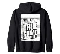 Crimen verdadero y escalofriante, divertido testigo ocular, asesinato, misterio, persianas Sudadera con Capucha