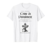 Crimen y Castigo Fyodor Dostoevsky Título Página Camiseta