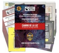 CRIMEN Y MISTERIO: Camino de la Luz - Juego de Detectives para Adultos | Juego de misterio y escape room en casa con pruebas físicas y digitales para resolver un asesinato por envenenamiento