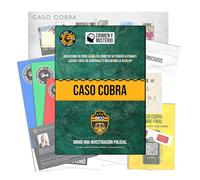 Crimen Y Misterio: Caso Cobra - Escape Room en casa Adultos. Juego de Mesa de Detectives. Investigación policial Realista de la Escena del Crimen. 1 a 6 Jugadores. Español. Edición Premium.