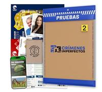 Crímenes Imperfectos, Caso 2: El Crimen de Coliente. Juegos de Mesa Adulto, Casos Policiales para Resolver Misterio en Casa, Escape Room Juego de Mesa Resuelve el Crimen como Detective.