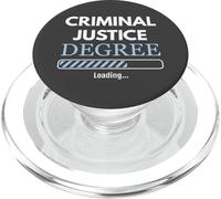 Criminal Justice Degree Loading Criminal Justice Law Expert PopSockets PopGrip para MagSafe