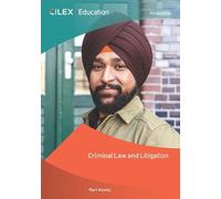 Criminal Law and Litigation